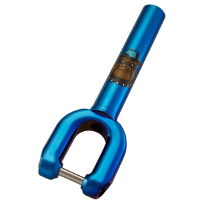 Colour Chrome Threadless Forks - Neo Chrome Blue