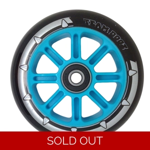 Pro Nylon Scooter Wheel -Blue Core Black PU