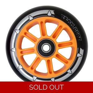Pro Nylon Scooter Wheel - Orange Core Black PU