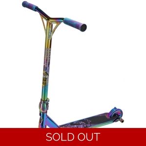 Team Dogz Pro 4 Evo Neochrome Rainbow Stunt Scooter