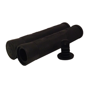 Team Dogz Logo Flangeless Slip On Grips Black