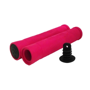 Team Dogz Logo Flangeless Slip On Grips Pink