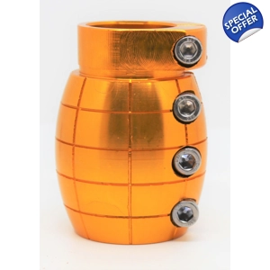 Team Dogz Standard Gold Grenade Pro Scooter Clamp