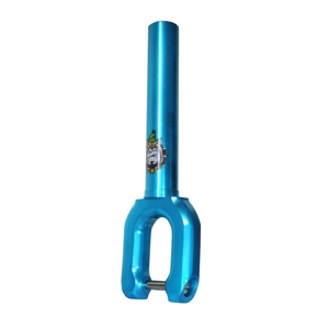Metallic Aqua Blue Team Dogz SMX T7 Threadless Forks