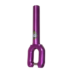 Metallic Purple Team Dogz SMX T7 Threadless Forks