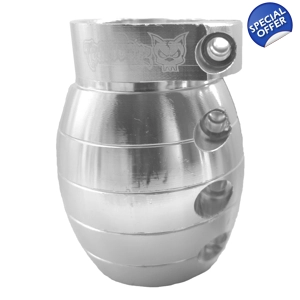 Team Dogz Silver Grenade Pro Scooter Clamp
