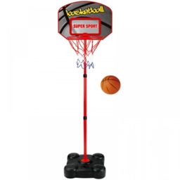CHILDRENS FREE STANDING BASKETBALL NET HOOP BACKBOARD ADJU..