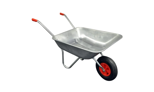 Heavy Duty Wheelbarrow 65l Litre Galvanised Steel Outdoor Wheel Barrow Pneumatic Heavy Duty Wheelbarrow 65l Litre Galvanised Steel Outdoor Wheel Barrow Pneumatic