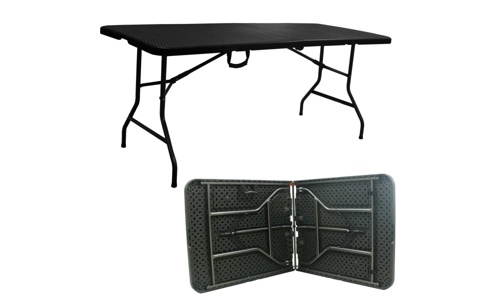 Gr8 Home Foldable 6ft Heavy Duty Rattan Design Folding Catering Camping Trestle Picnic Bbq Party Table Gr8 Home Foldable 6ft Heavy Duty Rattan Design Folding Catering Camping Trestle Picnic Bbq Party Table
