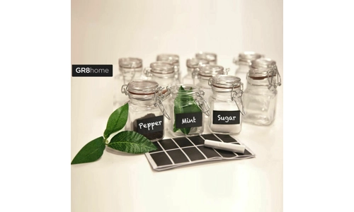 GR8Home 12 x Mini Clip Top Airtight Seal Food Spice Storage Preserve Glass Jars GR8Home 12 x Mini Clip Top Airtight Seal Food Spice Storage Preserve Glass Jars