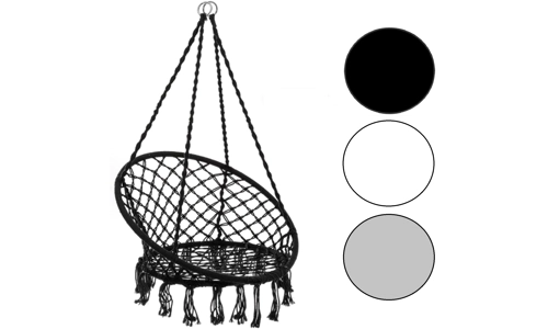 Hanging Hammock Chair Outdoor Indoor Garden Patio Swing Rope Net Macrame Seat Hanging Hammock Chair Outdoor Indoor Garden Patio Swing Rope Net Macrame Seat