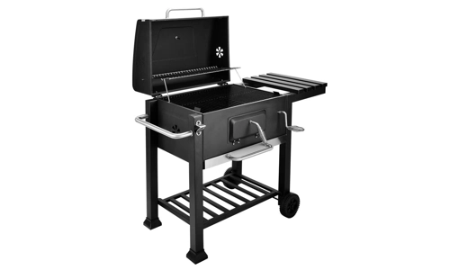 Large Charcoal Big Square BBQ Grill Garden Barbecue Trolley Outdoor With Wheels Large Charcoal Big Square BBQ Grill Garden Barbecue Trolley Outdoor With Wheels