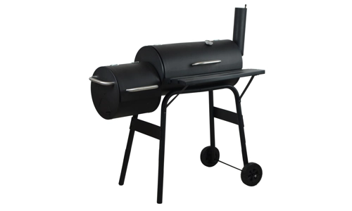 Large Charcoal Barrel BBQ Grill Garden Barbecue Patio Smoker Portable Wheels Large Charcoal Barrel BBQ Grill Garden Barbecue Patio Smoker Portable Wheels