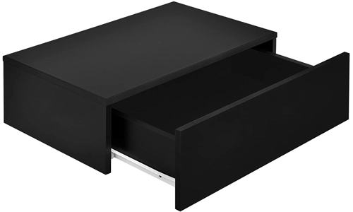 Floating Wall Mounted Bedroom Bedside Table Cabinet Night Stand Drawer Black Floating Wall Mounted Bedroom Bedside Table Cabinet Night Stand Drawer Black