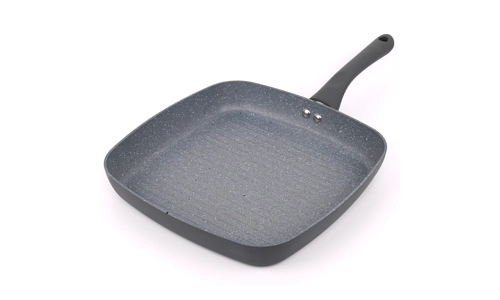 Aluminium Square Grey Induction Grill Pan Marble Non Stick 28cm Frying Griddle Aluminium Square Grey Induction Grill Pan Marble Non Stick 28cm Frying Griddle