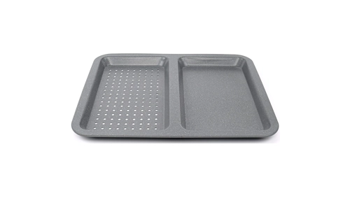 Aluminium Grey Marble Non Stick Baking Oven Tray Dual 2 In 1 Cooking Pan Dish Aluminium Grey Marble Non Stick Baking Oven Tray Dual 2 In 1 Cooking Pan Dish