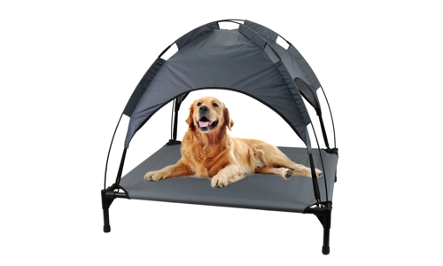 Gr8 Home Large Raised Dog Bed Puppy Pet Cot Elevated Tent Roof Canopy Sun Shade Water Resistant Cover Gr8 Home Large Raised Dog Bed Puppy Pet Cot Elevated Tent Roof Canopy Sun Shade Water Resistant Cover