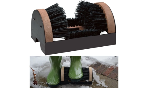 Heavy Duty Shoe Dirt Scraper Brush Scrubber Door Mat Wellington Boot Cleaner New