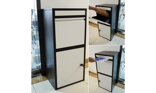 Large Smart Parcel Box Lockable Package Delivery Letter Post Storage Drop Box