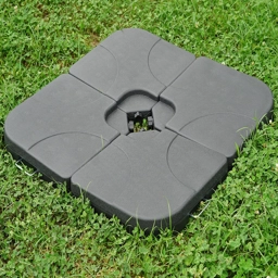 4 Piece Banana Cantilever Parasol Base Weights Garden Pati..