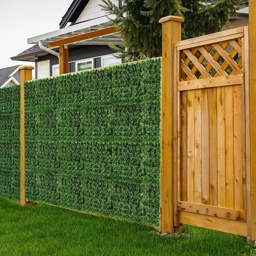 3M Artificial Hedge Ivy Leaf Garden Fence Wall Privacy Bal..