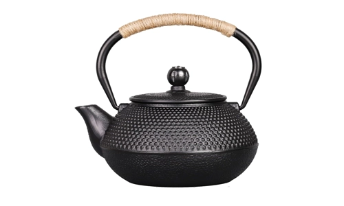 Black 800ml Stovetop Tetsubin Teapot Japanese Style Cast Iron Kettle Tea Pot