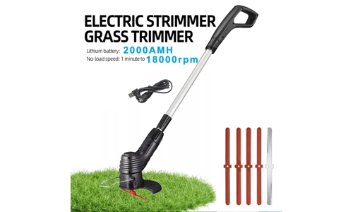 Cordless Electric Strimmer Grass Trimmer Weed Cutter Garden Edger With Battery