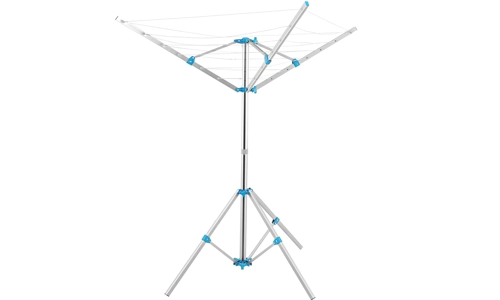 Freestanding Rotary Airer 15M Steel Portable Outdoor Clothes Washing Line Dryer