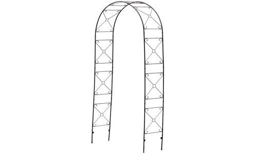 Metal Decorative Cross Garden Arch Heavy Duty Rose Climbing Plants Archway Path