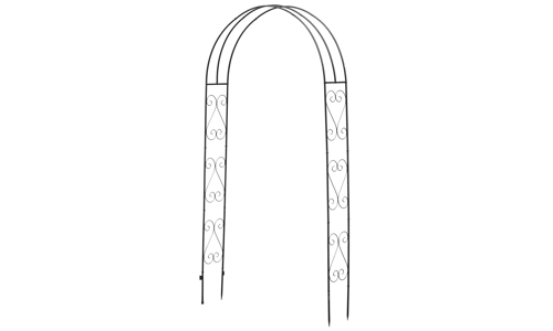 Metal Decorative Curly Garden Arch Heavy Duty Rose Climbing Plants Archway Path