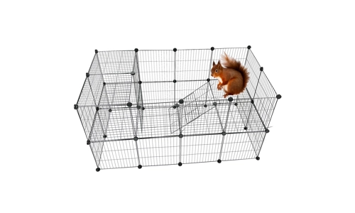 Large Cat Cage Playpen Enclosure Pet Rabbit Ferret Kennel Metal Wire Crate Box