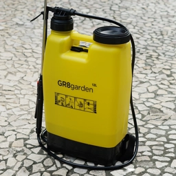 12L Backpack Manual Pressure Sprayer With Lance Garden Wee..