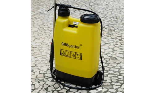 12L Backpack Manual Pressure Sprayer With Lance Garden Weed Killer Knapsack