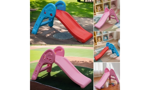Folding Garden Slide Climber Set Baby Toddler Indoor Outdoor Kids Playground Toy