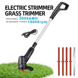 Cordless Electric Strimmer Grass Trimmer Weed Cutter Garde..