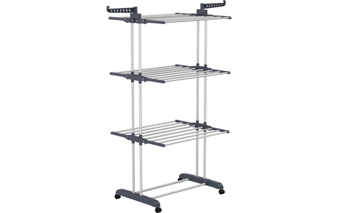 Large Tower Clothes Airer 3 Tier Folding Drying Rack Towel Dryer Laundry Horse