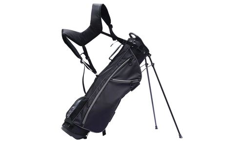 Golf Stand Bag Lightweight 7 inch 4 Way Divider Double Carry Strap Black Grey