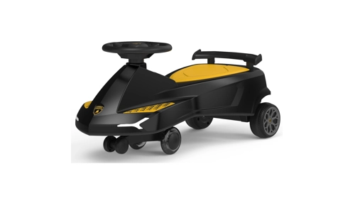 Lamborghini Swing Car Ride On Swivel Scooter Kids Toy Wiggle Gyro Twist & Go