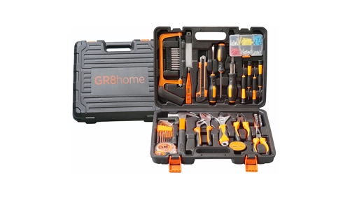 Hand Tool Kit Set 160 Pcs General Household with Portable Storage Tool Box Case