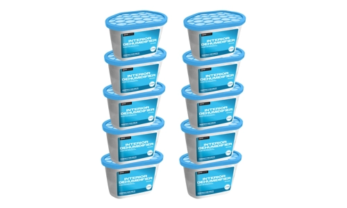 10 x 500ml Dehumidifier Interior Damp Trap Mould Moisture Mildew Remover Home