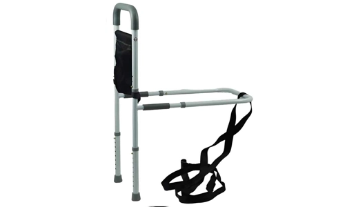 Adjustable Bed Rail Elderly Safety Grab Bar Steel Assist Support 150kg Aid Help