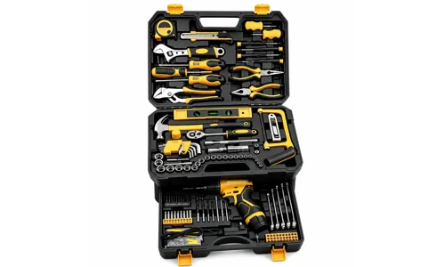 233 Piece Professional Tool Kit Cordless Drill Socket Spanner Set Storage Case