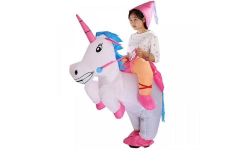 Inflatable Unicorn Adult Fancy Dress Costume Hat Princess Hen Stag Night Outfit