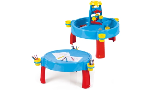 Dolu Blue Red Sand Pit and Water Table Kids Toy Activity Play Indoor Outdoor