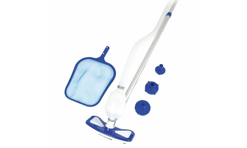 Bestway Aquaclean Swimming Pool Water Cleaning Vacuum Cleaner Skimmer Pole Kit