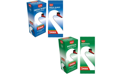 Swan Flavour Cards Fresh Burst Or Menthol Fusion Full Box 25 Pack