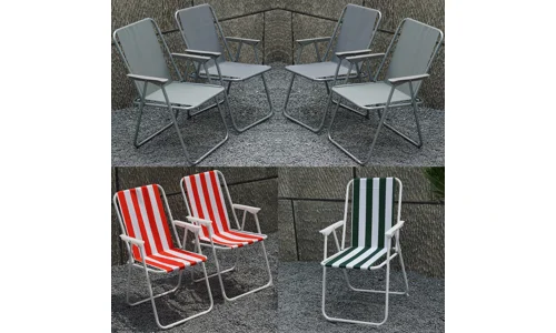 Folding Chair For Garden Patio Deck Picnic Camping Beach Fishing Outdoor Seat