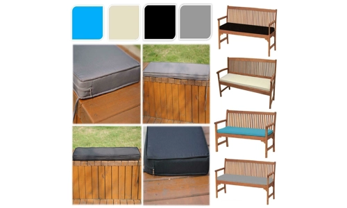 Garden Bench Pad Outdoor Waterproof Fabric 2 Seater Furniture Swing Seat Cushion