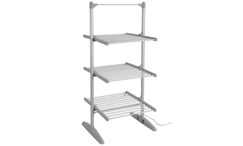 Large Electric Tower Clothes Airer 3 Tier Folding Heated Drying Rack Towel Dryer
