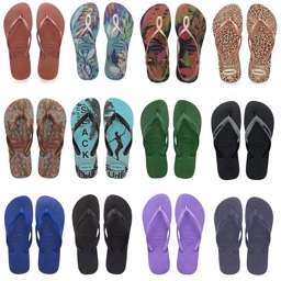 Havaianas Mens Ladies Womens Flip Flops Rubber Beach Pool ..
